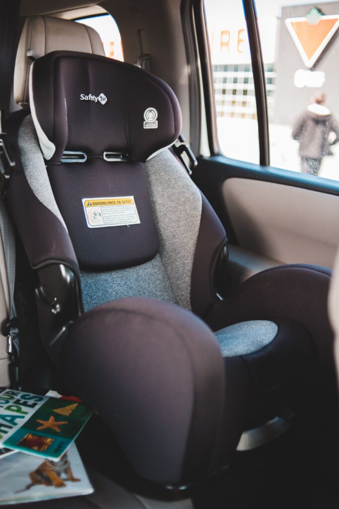 Child car seat available for taxi bookings in Perth